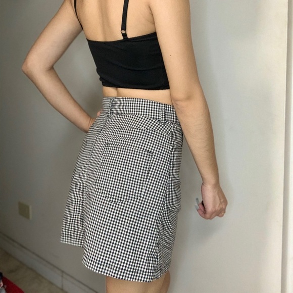Brandy Melville gingham Juliette skirt - Picture 3 of 7